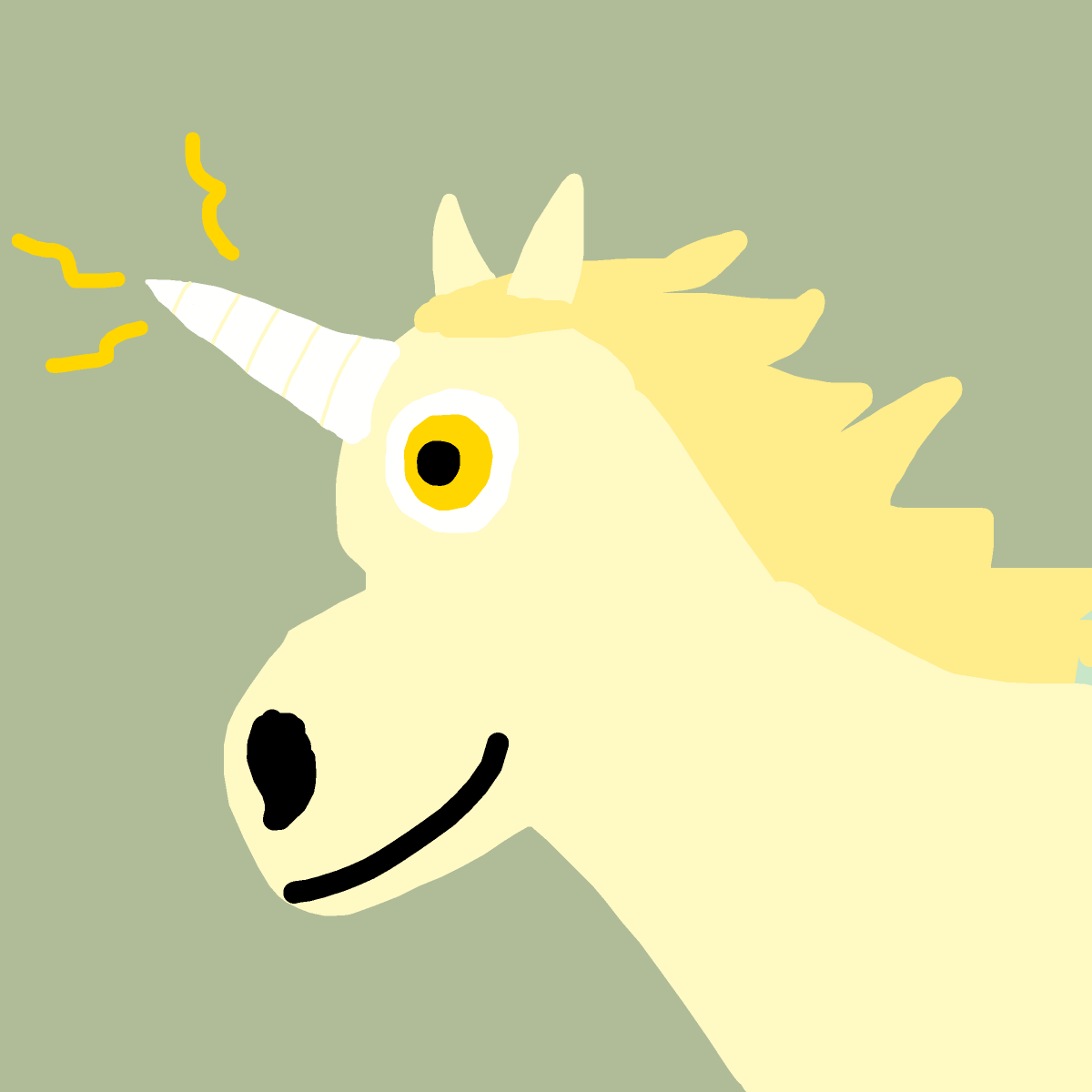 Unicorn drawing by jashezilla