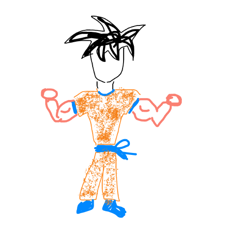 Goku drawing by stefan1207
