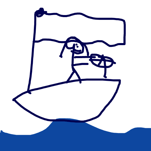 Boat drawing by ink-just-wizard
