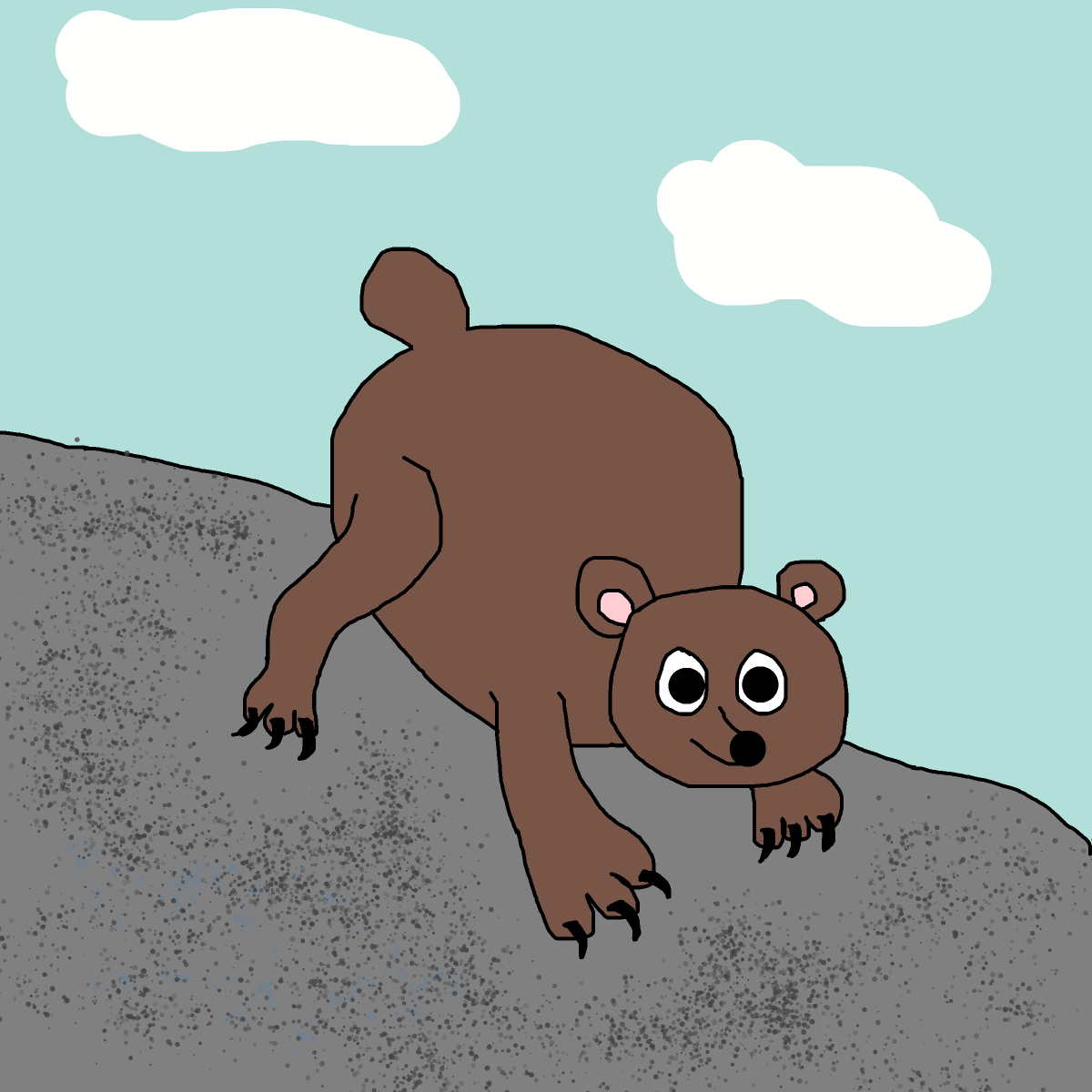 Bear drawing by krissywissy