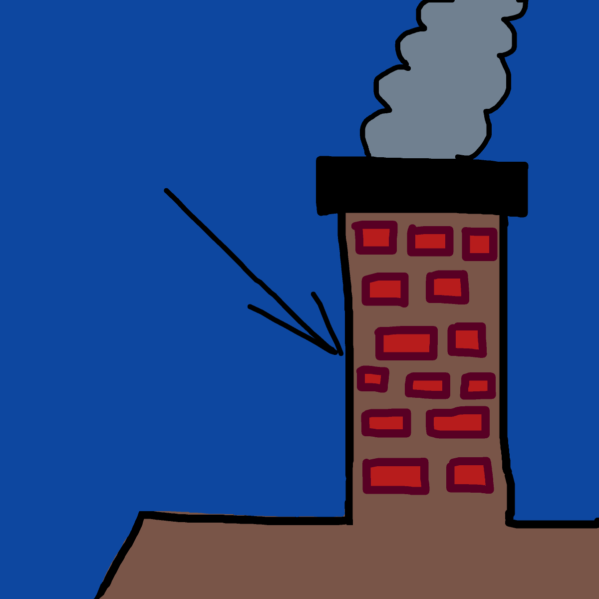 Chimney drawing by carla