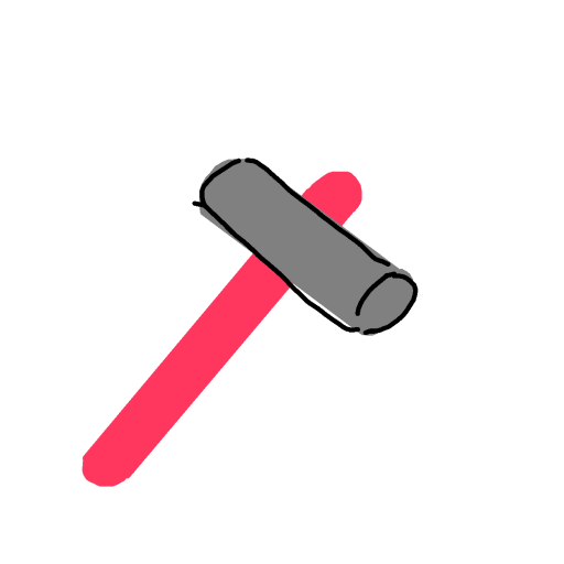 Hammer drawing by grand-bold-peak