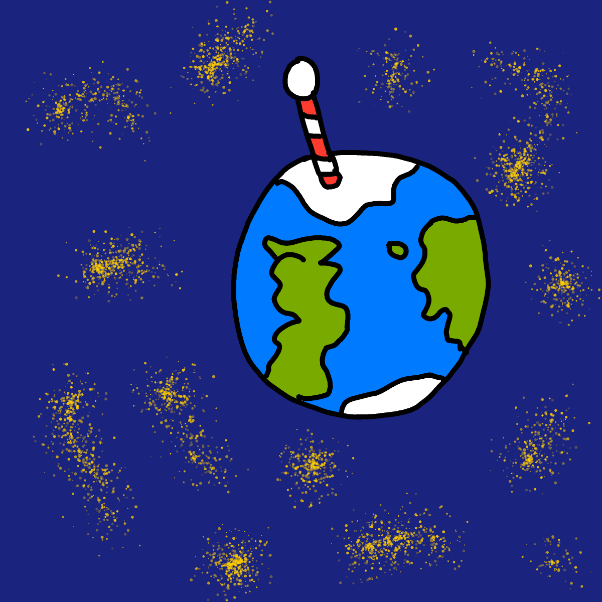 North Pole drawing by conn0rr