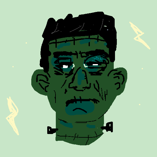 Frankenstein drawing by maymay
