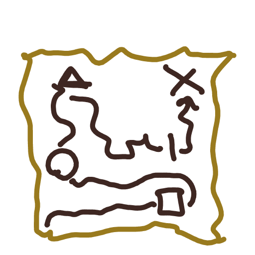 Treasure Map drawing by magic-vivid-guru