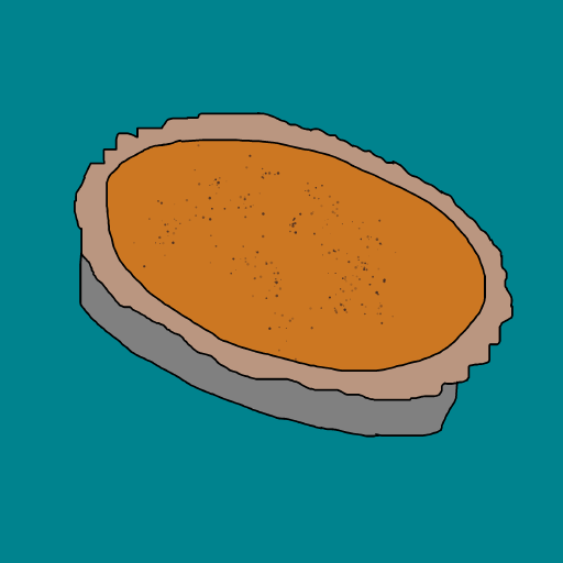 Pumpkin Pie drawing by krissywissy
