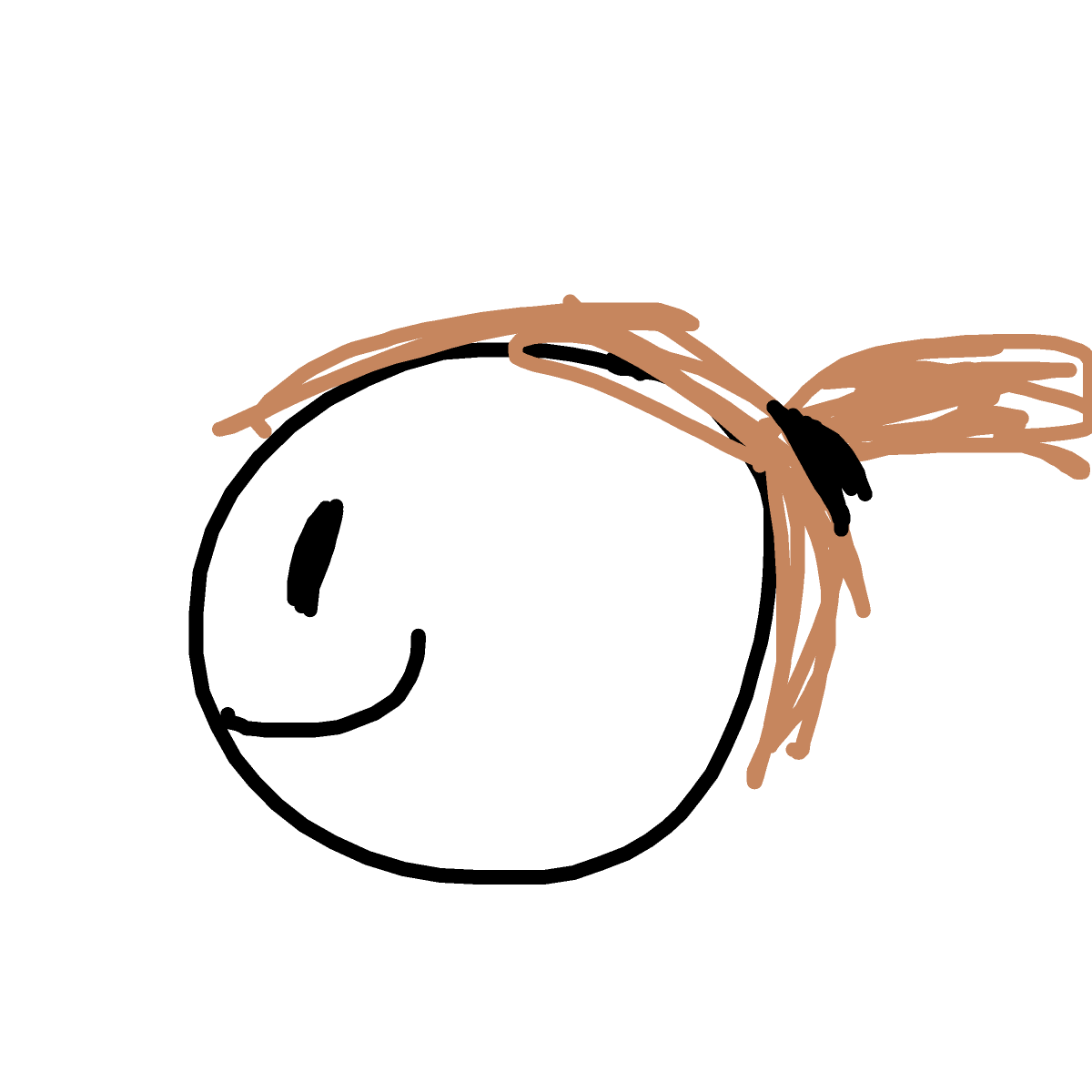 Ponytail drawing by ink-just-wizard