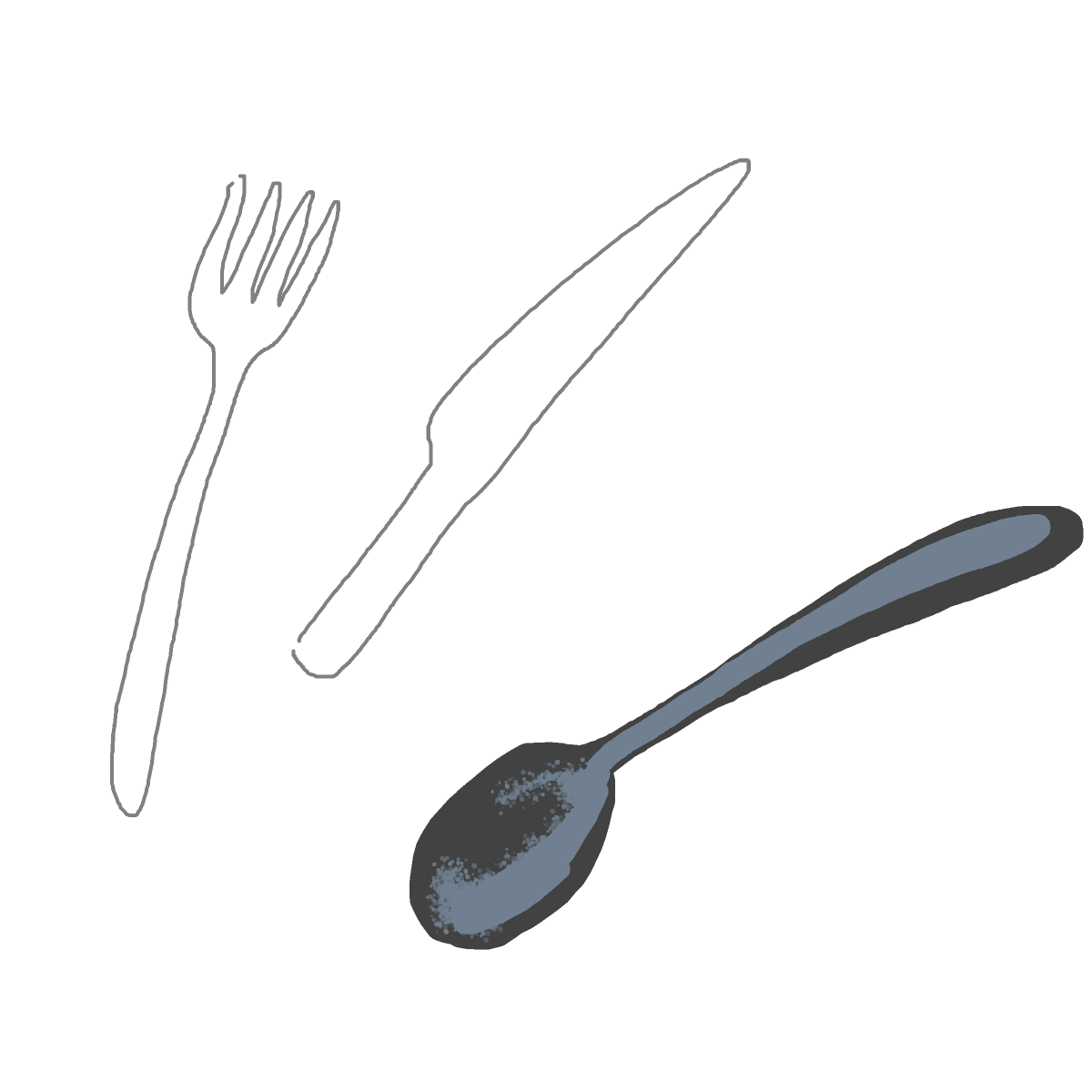 Spoon drawing by koko_b_where