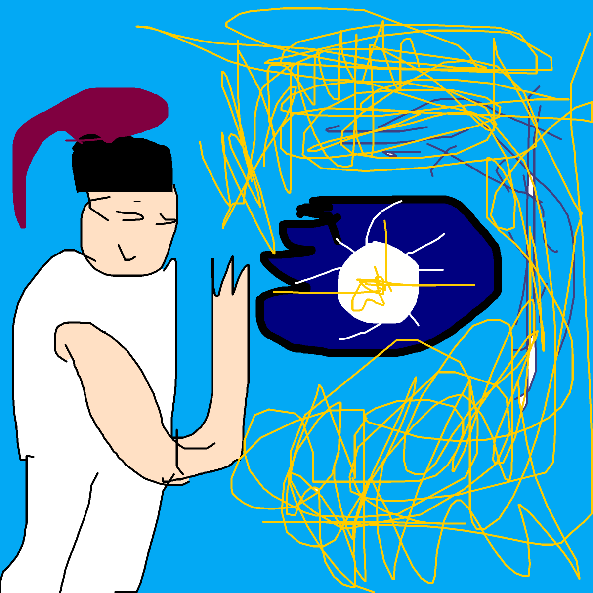 Hadouken drawing by louie