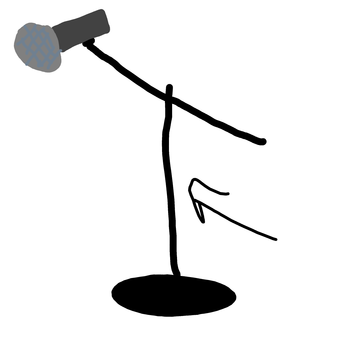 Mic Stand drawing by ismael