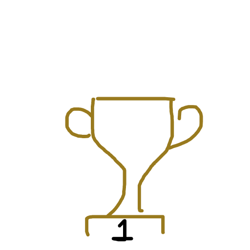 Trophy drawing by tirza