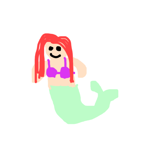 Mermaid drawing by alexis