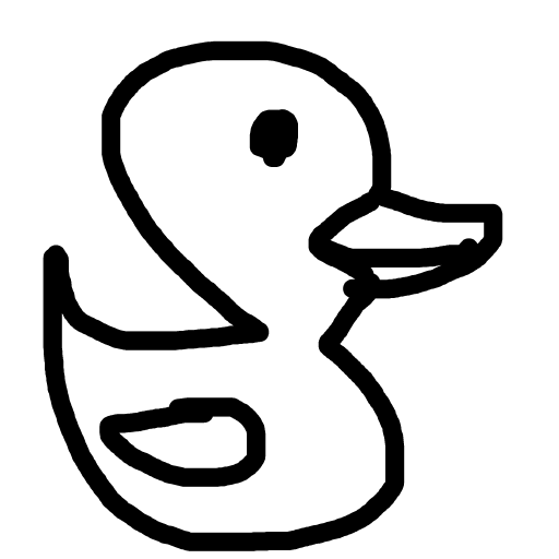 Duck drawing by mikestam195