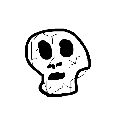 Skull drawing by icy-coral-maker
