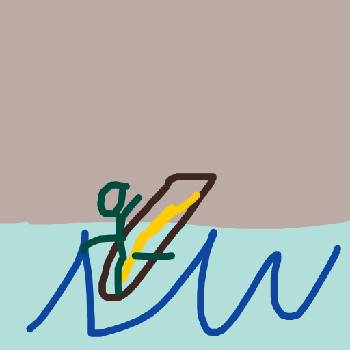 Surfboard drawing by jester