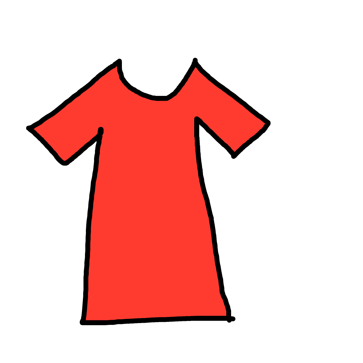 Red Shirt drawing by mikestam195