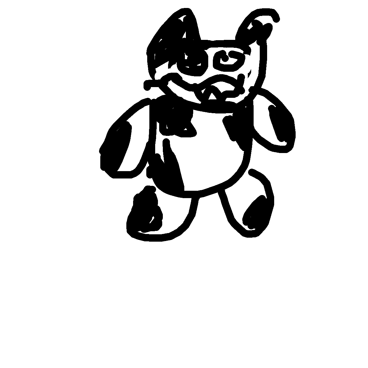 Panda drawing by shh122