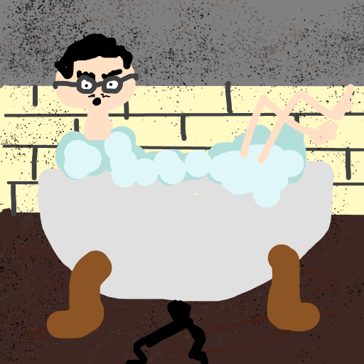Bathtub drawing by knoxy