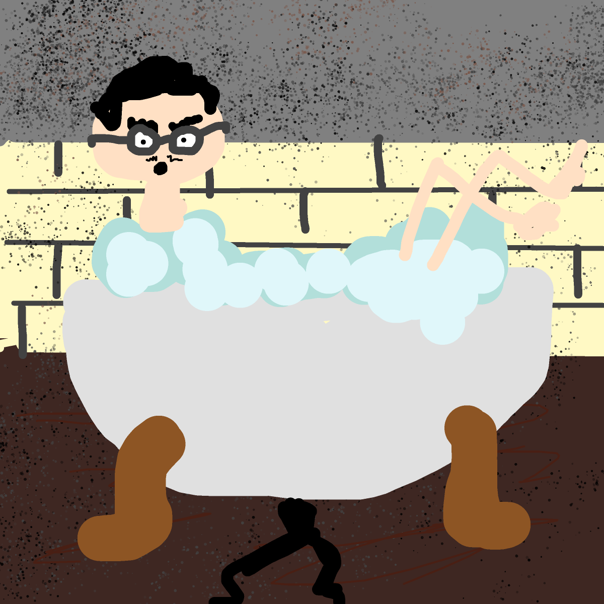 Bathtub drawing by knoxy