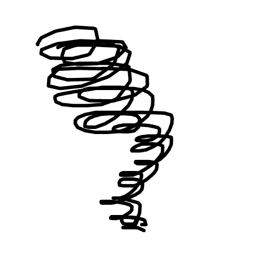 Tornado drawing by lili