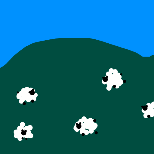 Sheep drawing by nice-draw-designer