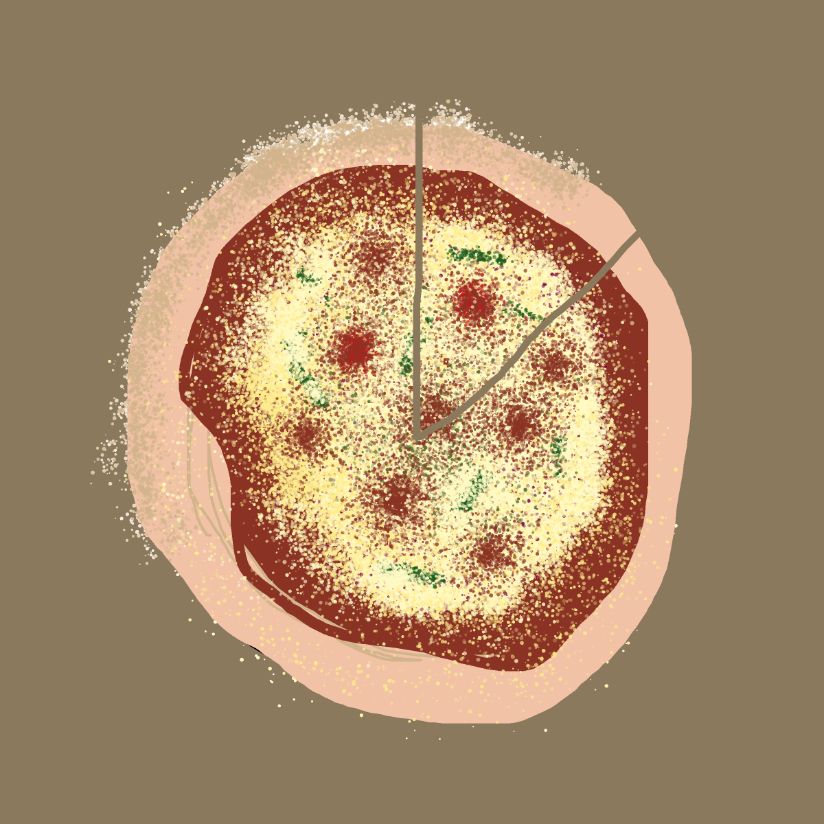 Pizza drawing by shahadudu