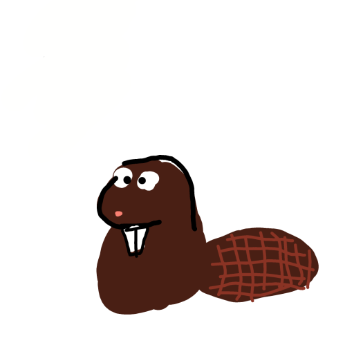 Beaver drawing by mike_eff