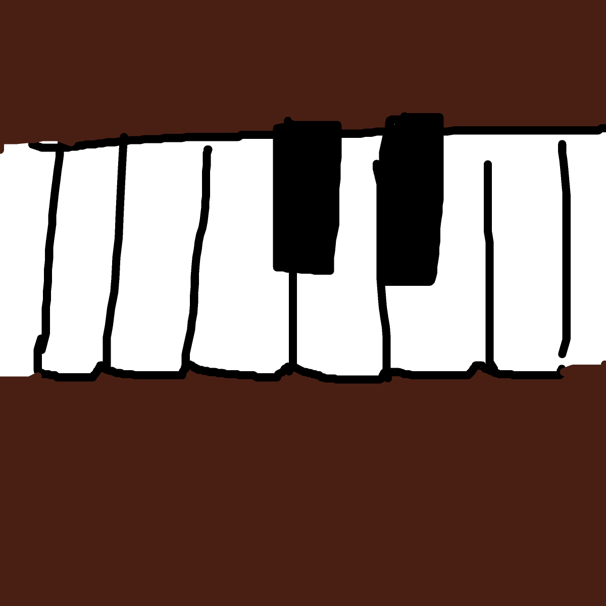 Piano drawing by coral-clay-loop
