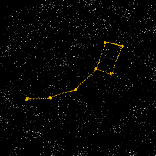 Constellation drawing by jashezilla