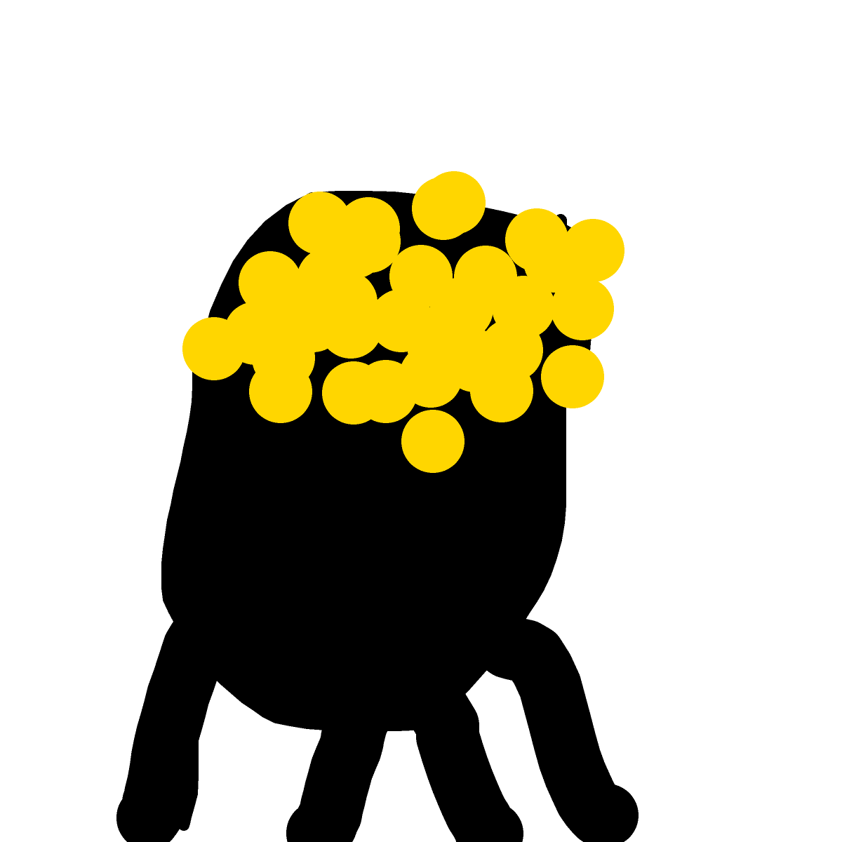 Pot of Gold drawing by kurtie