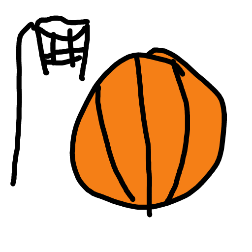 Basketball drawing by Timmie