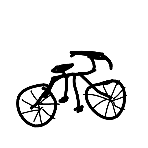 Bicycle drawing by mango-sage-lord