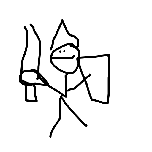 Knight drawing by pikapikachuu