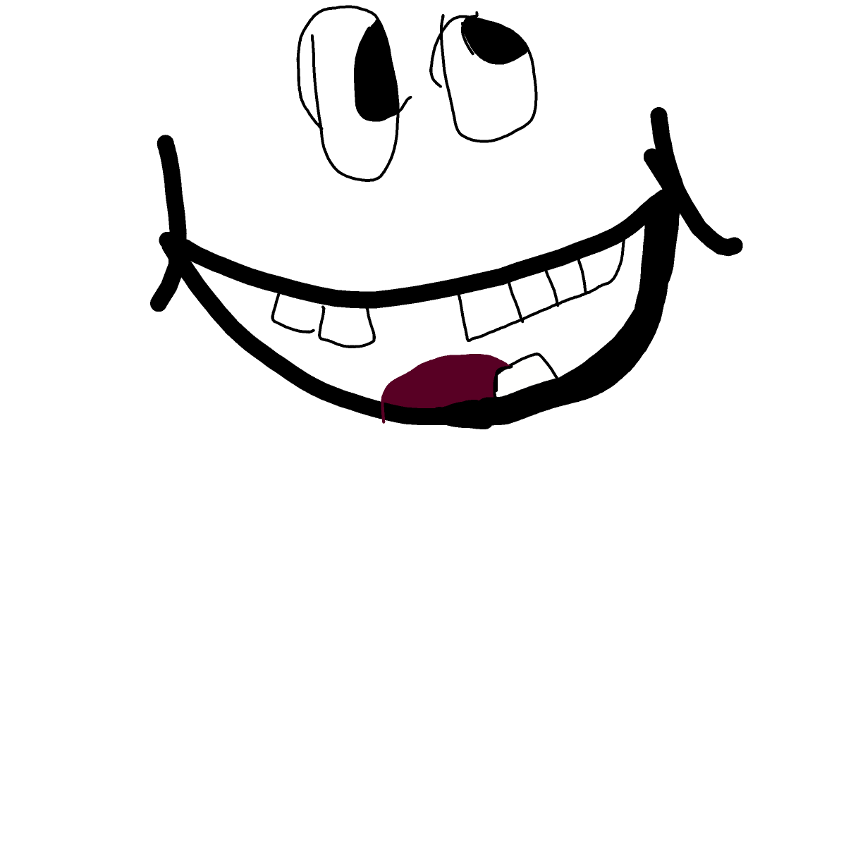 Teeth drawing by Placebo