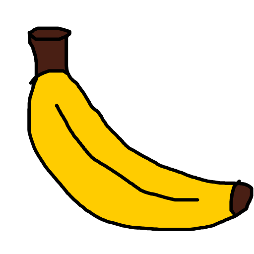 Banana drawing by tandman