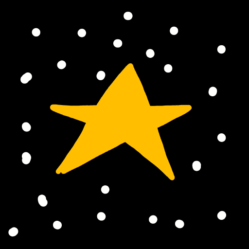 Star drawing by Cwis448