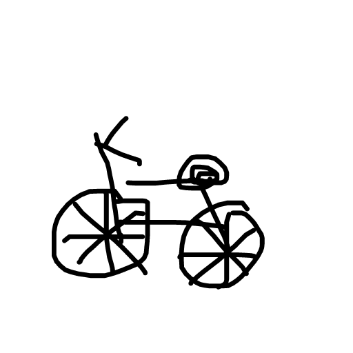 Bicycle drawing by lili