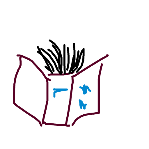 Book drawing by copper-color-sketch