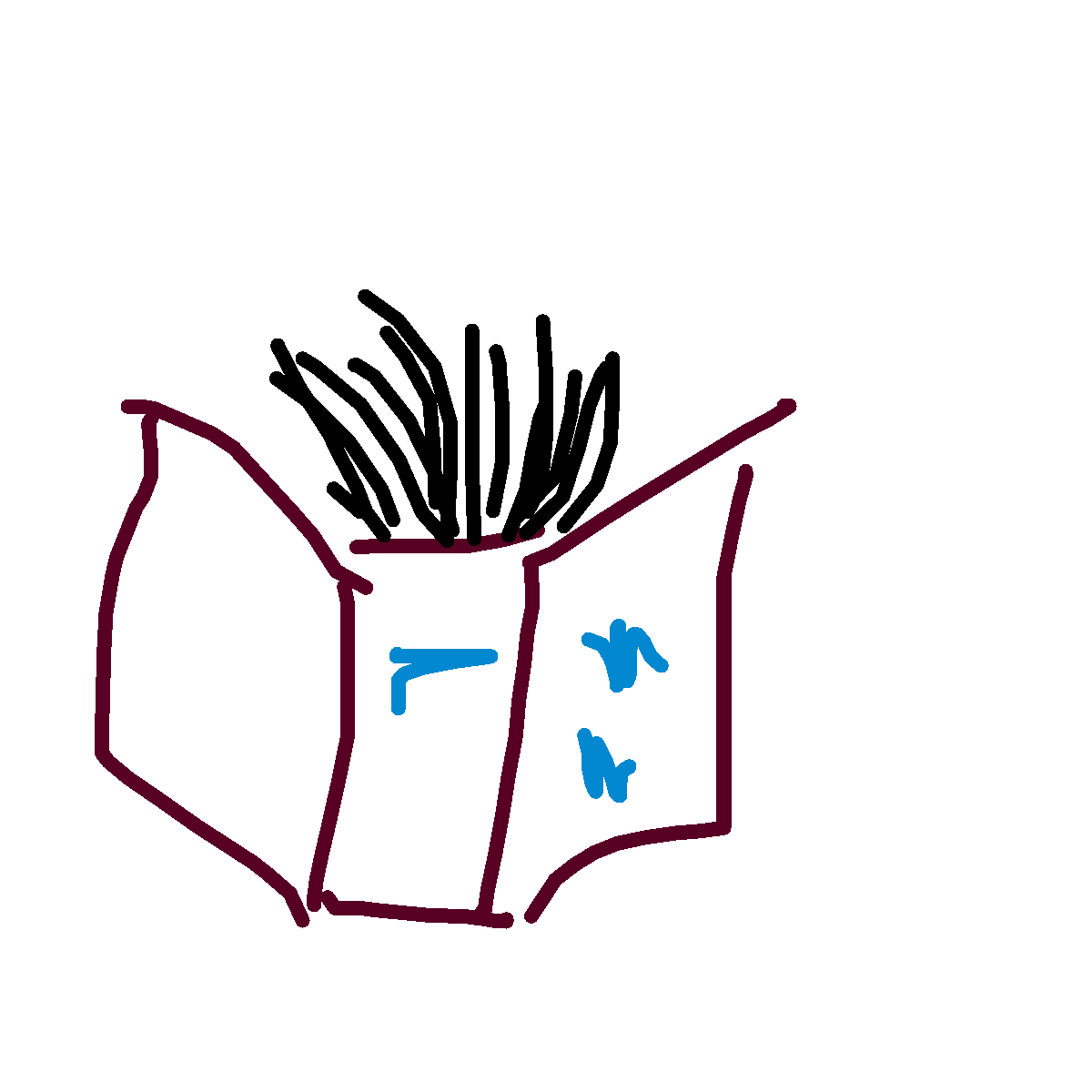 Book drawing by copper-color-sketch