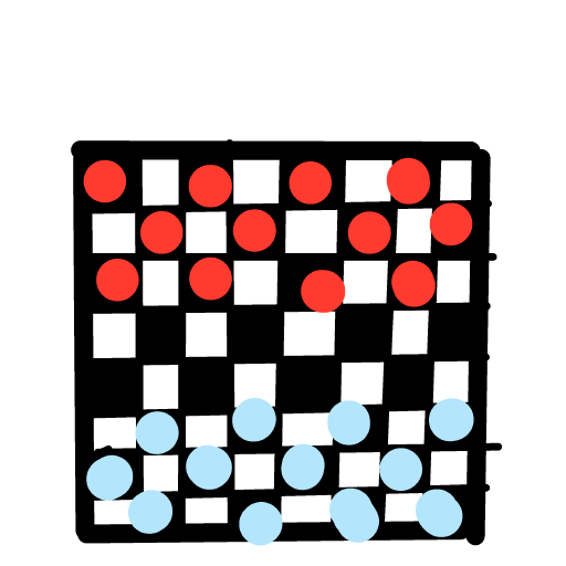 Checkers drawing by MoDarsot