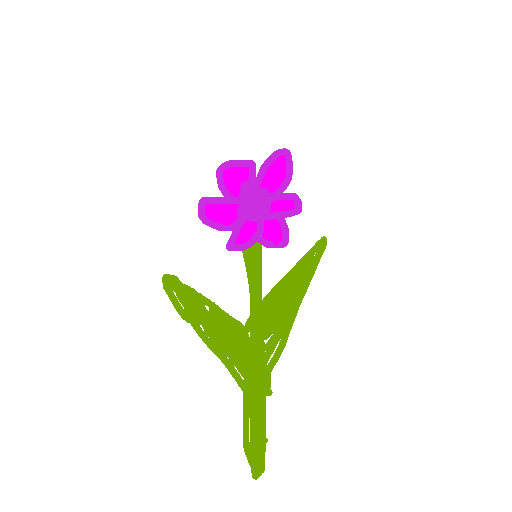 Flower drawing by color-olive-web