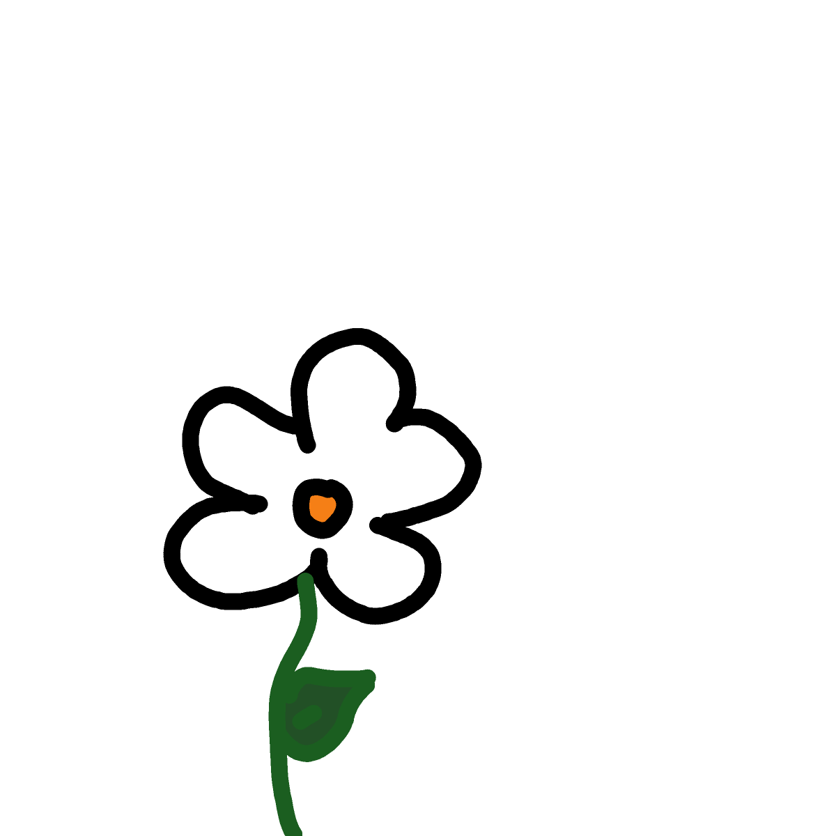 Flower drawing by 1singular_sensation