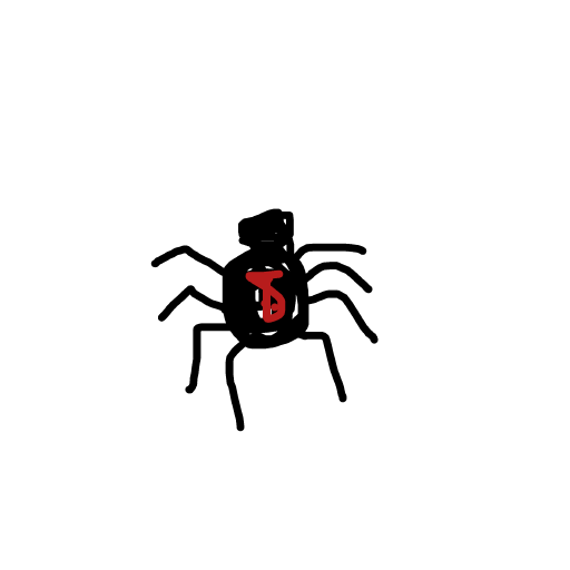 Spider drawing by fine-happy-soul