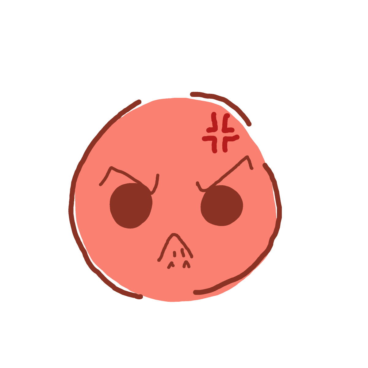 Anger drawing by gummy squirm