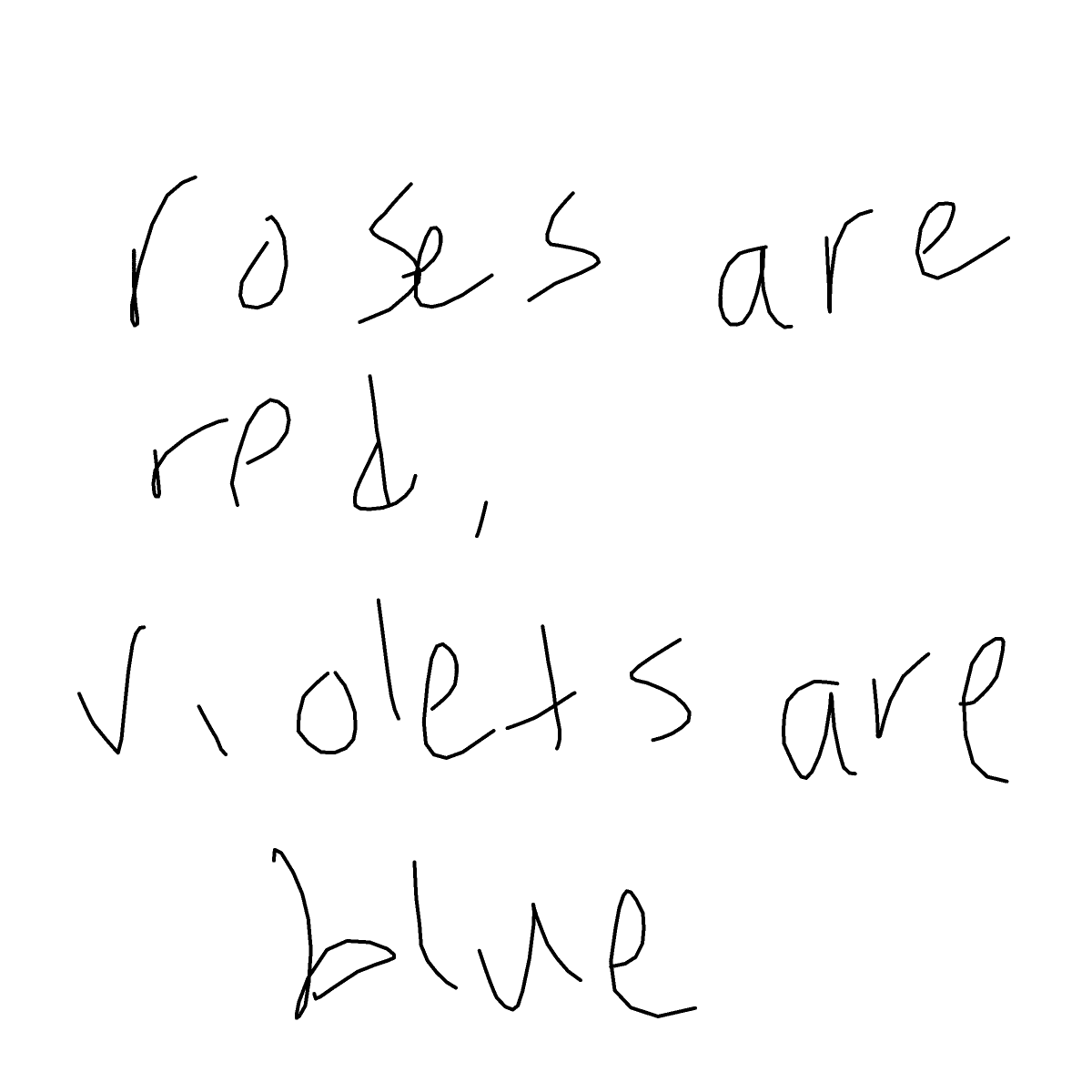 Poem drawing by Bri3