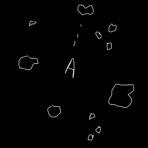 Asteroid drawing by Guardianoflives