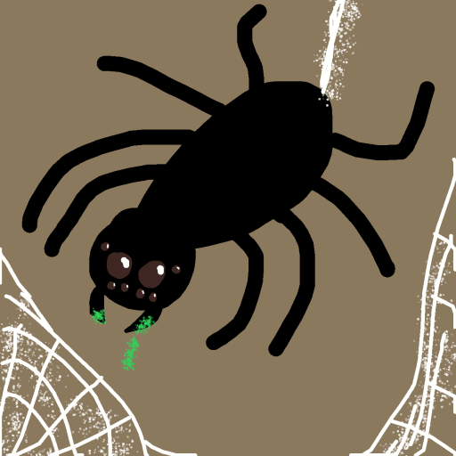 Spider drawing by jashezilla