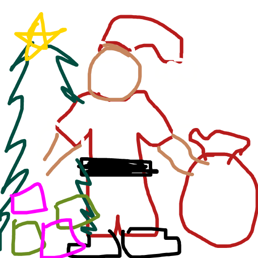 Santa drawing by sure-mega-pride