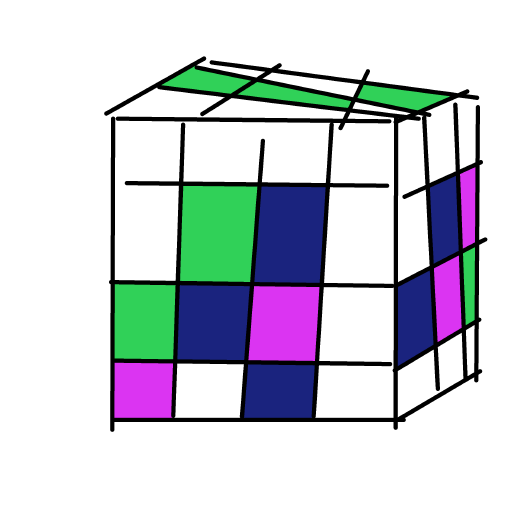 Rubik's Cube drawing by rich-coral-crown