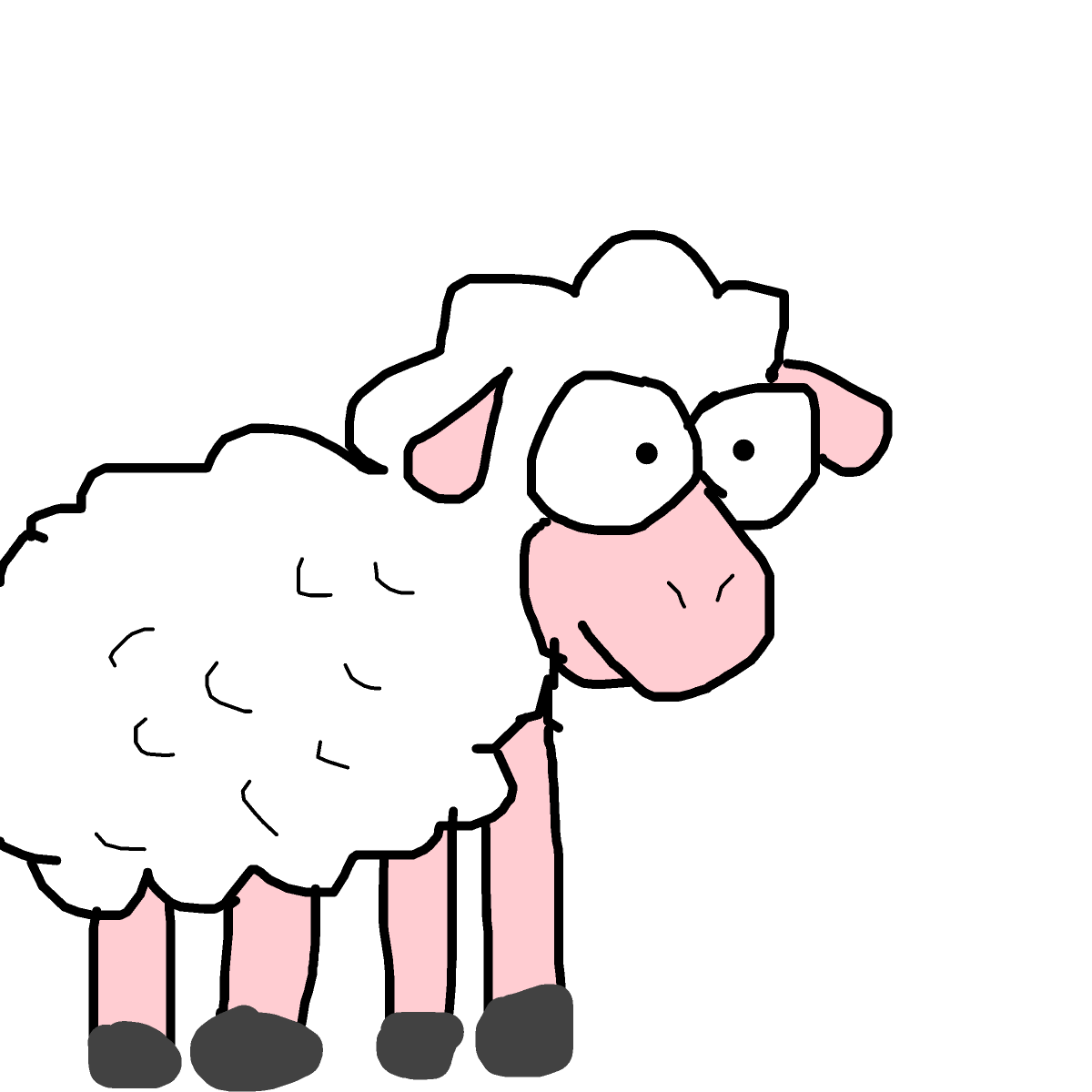 Lamb drawing by knoxy